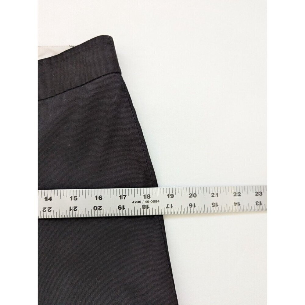 Kenneth Cole Kayla Wide Leg Dress Pant Flat Front Black Size 8 - Picture 8 of 11